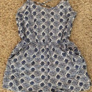 Boho Romper with Pockets Size 8
